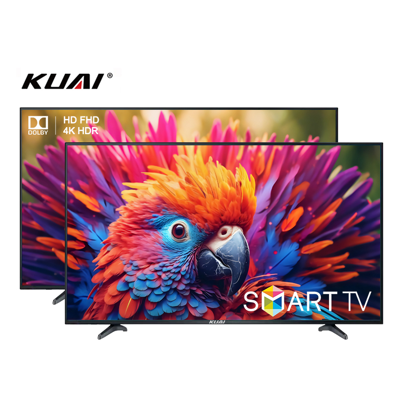 KUAI 4K Ultra HD Smart LED TV with Wide Viewing Angle, WiFi, HDMI & HDR – Perfect for Home, Hotel & Commercial Use