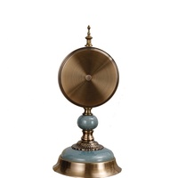 Horloge de table ronde décorative pour la décoration de la maison, horloge de table élégante pour le bureau ou la maison