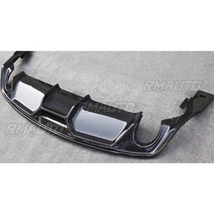 Real Carbon Fiber Look Car Rear Bumper Lip Rear Bumper <b>Splitter</b> For Ford Mustang 2015-2017 Body Kit Car Accessories - Product Image 4