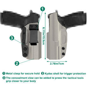 Pistool <span class=keywords><strong>Holster</strong></span> Binnen/Buiten One Size Fits All Gun <span class=keywords><strong>Holster</strong></span> Gun Plastic <span class=keywords><strong>Holster</strong></span> Binnen - Product Image 4