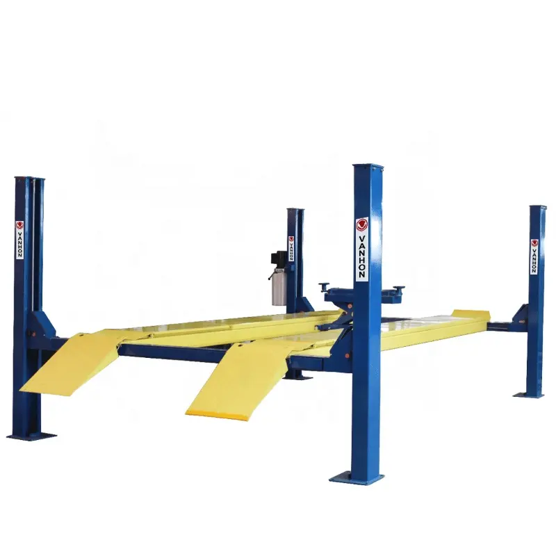 Factory direct sale 3000-4000 Kg capacity four post car parking lift with CE