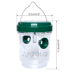 Trampa para Avispas de Exterior, Atrapa Insectos de Plástico, Energía Solar, Trampa para Moscas, Avispas y Avispones - Product Image 3