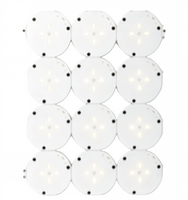 Assemblage de circuits imprimés (MCPCB) en aluminium à LED à haute conductivité thermique, finition de surface HASL, épaisseur de cuivre 15-35 µm, pour feux clignotants, modèle HL80006