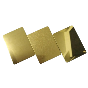 זהב חלקה 304 כיתה נירוסטה נירוסטה 2b hl פני השטח לסיים קורוזיה עמיד קישוטים מתנות דין תקן - Product Image 1