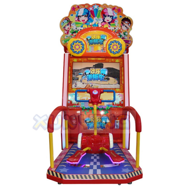 Kiddie Ride Scooter Amusement Arcade Coin Operated Racing Game Machine for Single Player