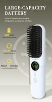 MRY MR-3105 Cepillo Alisador y Rizador de Pelo Inalámbrico 3 en 1, 5000mAh, 4 Temperaturas, Herramienta de Estilizado de Cerámica para Salón, Hogar y Viajes