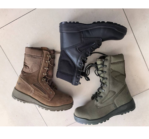รองเท้าบูทคอมแบท TSB21-4 DMS หนังวัวกลับสีเขียว ดำ น้ำตาลโคโยตี้ พื้นรองเท้า PU ฉีดขึ้นรูป สำหรับฤดูร้อนและฤดูหนาว - Product Image 1