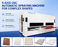 Machine de peinture automatique à 5 axes pour palettes en bois, entraînement électrique, moteur 4 kW, 380 V/50 Hz, facile à utiliser
