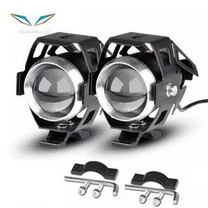 Faros delanteros para motocicleta U5, lámpara LED blanca auxiliar Universal, accesorios para Moto DRL