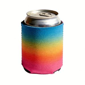 Urable Insulated Neoprene Bottle Sleeves Reusable Blank Design Holders for Soda <b>Beer</b> Bottles - Product Image 4