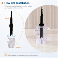 Medidor de Cloro Libre RS485, Analizador de Cloro Residual, Sensor de Voltaje Constante, Grado OEM IP68 para Agua Potable y Piscinas