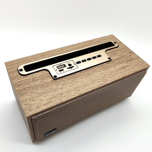 Altavoz Inalámbrico Retro de Madera XM-505, Barra de Sonido con Woofer, Estéreo Activo, Bajos HIFI, Caja de Música, Altavoz Doméstico con Radio FM/TF/USB - Product Image 4