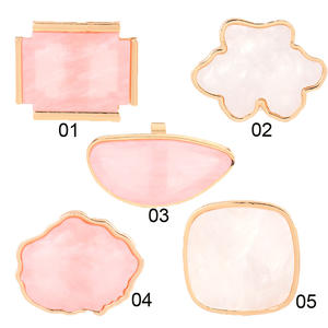 Dessin Nail Art Palette anneau de doigt résine pierre Agate Design floraison Gel vernis bricolage peinture mixte manucure équipement de fourniture d'ongles - Product Image 3