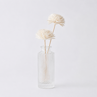 Diffuseur de parfum en bois de Sola de 6 cm, fleur artisanale, parfum naturel, décoration d'intérieur, fabricant OEM