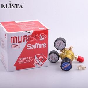 Régulateur d'oxygène monophasé Saffire Série 1+ avec 2 manomètres - Réducteur <span class=keywords><strong>de</strong></span> <span class=keywords><strong>pression</strong></span> <span class=keywords><strong>de</strong></span> gaz pour soudage industriel - Product Image 1