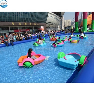 Bateaux à pédales en plastique pour enfants, pour jeux aquatiques en piscine, parcs d'attractions et natation - Product Image 2