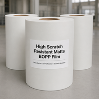 Film BOPP Matte Rub, Kemasan Kotak Film, Kemasan Kotak Kue, Percetakan Film Laminasi Thermal Matte Sod Glossy, Film Laminasi Dingin