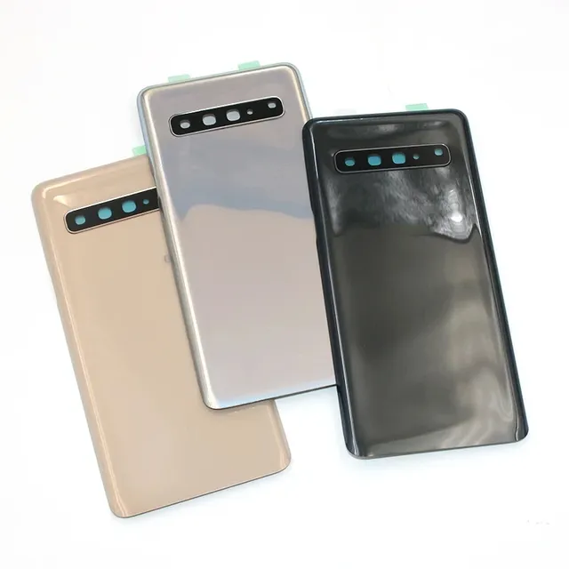 Back Glass for Samsung S10 5G S10 Plus S10E Battery Back Cover Rear Door Lid Panel Shell Housing Case Camera Lens Replace