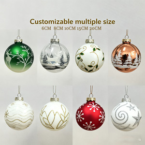 Set di 60 Palline di Natale in Cristallo Trasparente da 60mm, Decorazioni Natalizie Moderne da Appendere all'Albero - Product Image 4