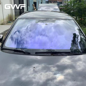 Pellicola Oscurante per Finestrini Auto GWF Effetto Camaleonte, 80% VLT, Colore Rosso-Viola, Pellicola Camaleonte per Vetri Auto - Product Image 3