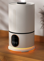 Humidificateur ultrasonique électrique intelligent 4L, diffuseur d'air silencieux pour la maison, le bureau, l'hôtel, la voiture, brume fraîche, hydratant
