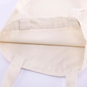 10Oz Polyester Cotton Reusable Plain <b>Canvas</b> Tote Shopping Custom Logo Printed Blank <b>Shopper</b> Bag - Product Image 4