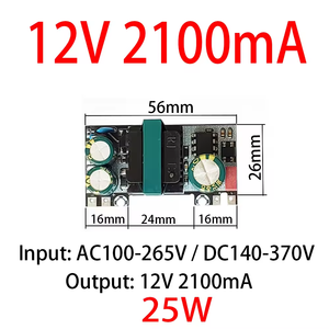 AC-DC 5V 2000mA 12V 1000mA 24V 500mA 10W 25W chính xác chuyển đổi Buck AC 220V đến 5V DC bước xuống biến áp mô-đun cung cấp điện - Product Image 3