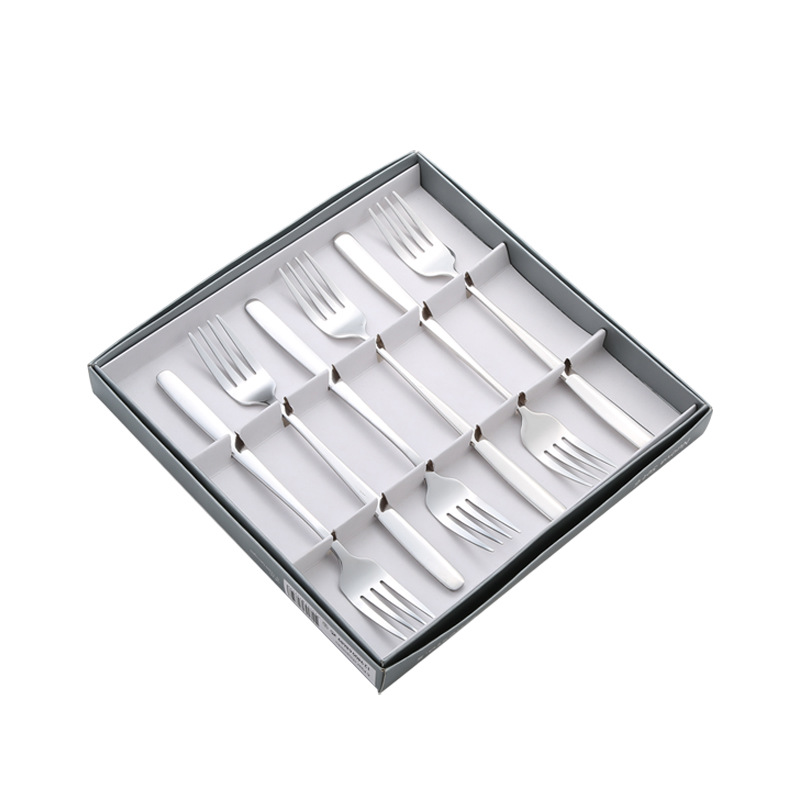 Korean-style 6-fork gift box set [304 stainless steel]
