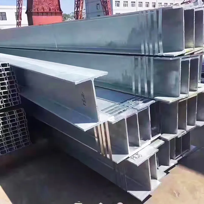 중국 zunkai에서 공장 가격 구조용 강철 빔 표준 크기 아연 도금 H-빔
