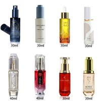 Flacon compte-gouttes en verre de 30 ml pour émulsion, fond épais, matériaux d'emballage cosmétique liquide, sérigraphié, pour produits de soin de la peau - Vente en gros