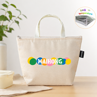 Sac fourre-tout isotherme en toile |   Revêtement en aluminium de qualité alimentaire |   Glacière portable durable pour pique-nique et courses