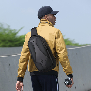 OZUKO 9735 Moda Masculina Outdoor Sling Saco Crossbody para Esportes Inteligentes Viagem Unisex Mensageiro Peito Fanny Pack Cintura Sacos - Product Image 3