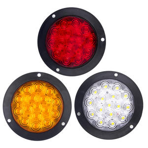 12V <span class=keywords><strong>rond</strong></span> <span class=keywords><strong>LED</strong></span> camion <span class=keywords><strong>feu</strong></span> arrière blanc ambre rouge stroboscopique <span class=keywords><strong>clignotant</strong></span> lumière pour bateau camping-car van caravane camion <span class=keywords><strong>LED</strong></span> voyant <span class=keywords><strong>d</strong></span>'<span class=keywords><strong>avertissement</strong></span> latéral - Product Image 1