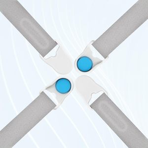 Clips Magnéticos para Arnés de CPAP, Magnetismo Fuerte, Desconexión Rápida, Accesorios para Mascarillas AirTouch <span class=keywords><strong>F20</strong></span>/F30/N20, Blanco/Azul - Product Image 3