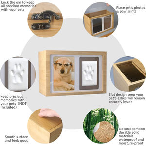 Usine WDF Vente en gros cercueil pour animaux cendres d'animaux crémation gros urne animaux bambou urnes pour animaux de compagnie pour animaux de compagnie - Product Image 3