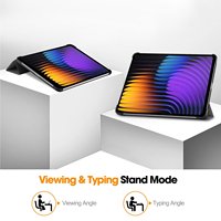 Funda Protectora Rígida Delgada para PC, Funda con Soporte de Múltiples Ángulos de Visión, Funda Tipo Folio Rígida para Xiaomi Pad 7 y 7 PRO de 11.2 Pulgadas