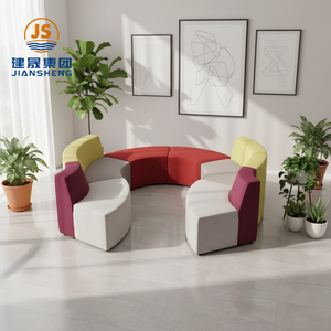 Sofá de Madera de Estilo Europeo Moderno para Jardín de Infancia, para Aula Escolar - Product Image 3