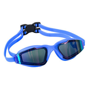 Lunettes de natation en silicone de course pour adultes Lentille de revêtement miroir large équipement d'entraînement pour adultes - Product Image 2
