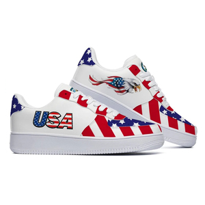 2025 Fabrication de chaussures personnalisées Sneaker USA Drapeau des États-Unis <span class=keywords><strong>Air</strong></span> Custom Made Premium Chaussures personnalisées de créateur pour hommes Baskets pour hommes - Product Image 2