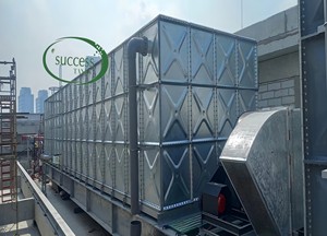 Tour de réservoir <span class=keywords><strong>d</strong></span>'<span class=keywords><strong>eau</strong></span> en acier galvanisé par métal surélevé de qualité supérieure de 100m 3 Offre Spéciale - Product Image 4