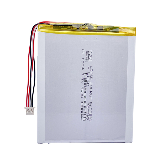 High Quality 357595 4000mah 3.7v Rechargeable Lithium-ion Battery Li-polymer Tablet Battery Equipped with Five Wire Connector