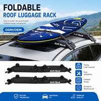 Portaequipajes Universal para Techo de Coche, de Tela Oxford 600D, para Tablas de Surf, Kayaks, Canoas, Escaleras, con Capacidad de Carga de 60 kg