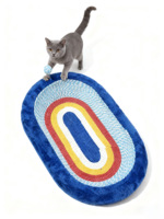 Griffoir pour chat en sisal, grand nid pour chat, 2 en 1, jouet pour gratter les pattes des animaux de compagnie, griffoir pour chat quatre saisons, lit pour chat, griffoir FSC