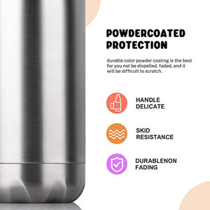 Termo de Acero Inoxidable Personalizado, Botella para Mantener Bebidas Frías y Calientes, para Viajes y Senderismo - Product Image 2