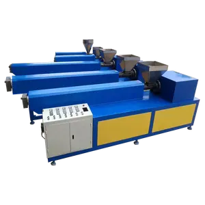 Enkele Schroef Hot Melt Pp Pe Pvc Tpe Rubber Verwarmde Productielijn Machines Extruder Plastic Machine Fabrikanten Leverancier