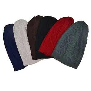 Western Style Fashion Warm Winter Knit Slouch Beanie Hat Baggy Toque for Women