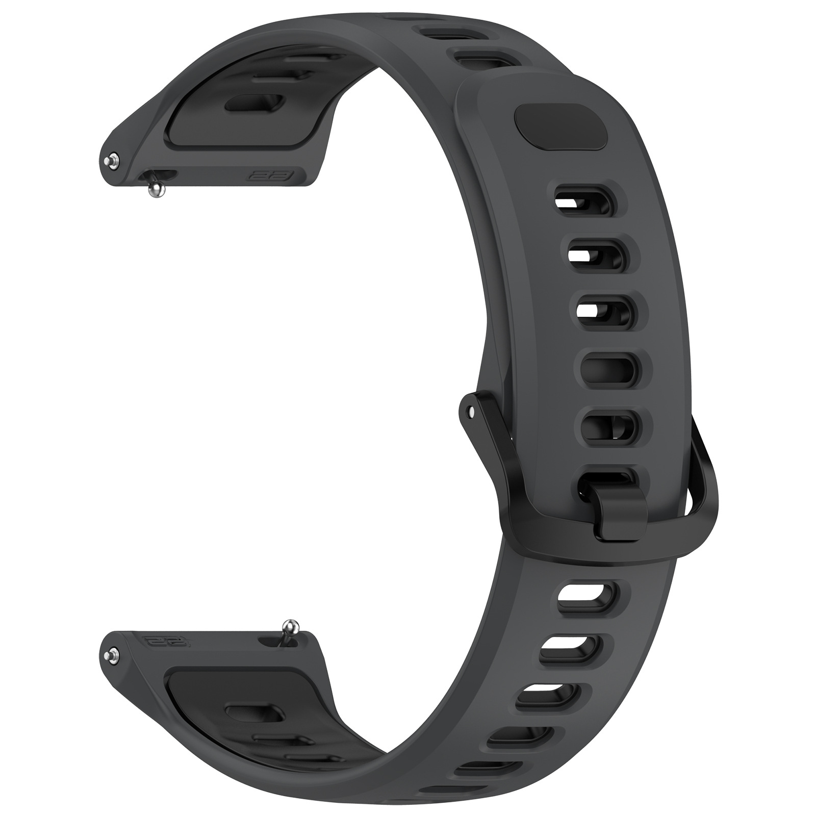 Carbon black-black-plastic buckle