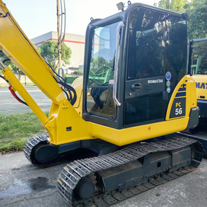 Excavadora de Orugas Mini KOMATSU PC56 de Segunda Mano, Sistema Hidráulico Potente, 5.3 Toneladas, Componentes Originales, Bomba y Caja de Cambios Incluidas, en Venta - Product Image 1