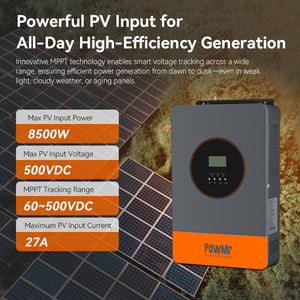 Onduleur solaire flexible en parallèle PowMr à haute efficacité, génération 6,2 kW, 11 kW, monophasé 230 V, triphasé 400 V - Product Image 2