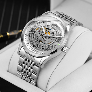 SKROX Montre pour homme Montres mécaniques automatiques lumineuses squelette Montre-bracelet - Product Image 6